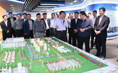 江苏省邳州考察团到北京银河集团9873com参观考察