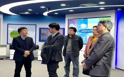 合肥数据资源局陈睿局长一行莅临银河集团9873com参观考察