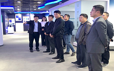 宜春市宜阳新区党工委书记于贵龙一行莅临银河集团9873com调研考察